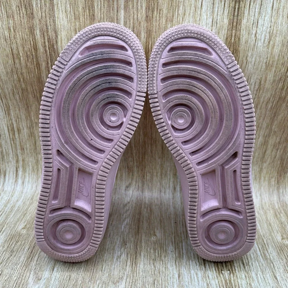 Nike Air Force 1 PLT.AF.ORM Women's Size 9.5 Pink Leather Shoes DJ9946-600